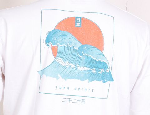 Espionage - Free Sprit Print T-Shirt billede 2