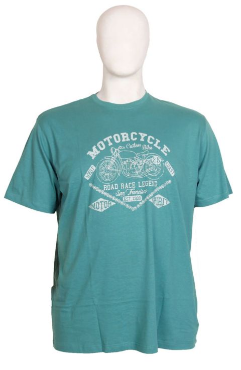 Espionage - Motorcycle Print T-Shirt billede 1