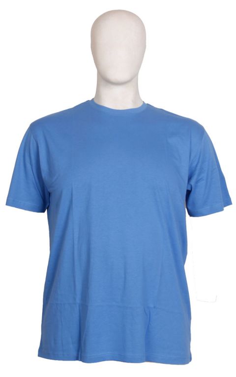 Espionage - Ensfarvet T-Shirt - Mid Blue Forår 2024 billede 1