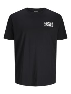 Jack & Jones - Corp Lille Logo Print T-Shirt Sort (1)