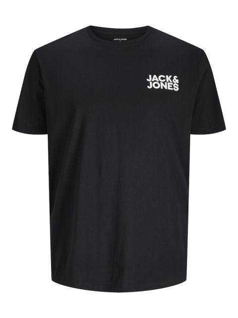 Jack & Jones - Corp Lille Logo Print T-Shirt Sort billede 1