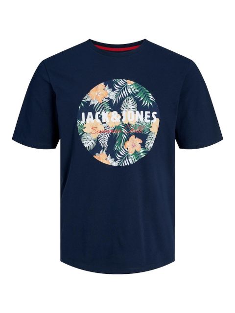 Jack & Jones - Hill Shape T-Shirt - Navy Blazer billede 1