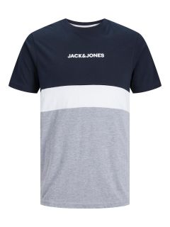 Jack & Jones - Reid Blocking T-Shirt Navy (1)