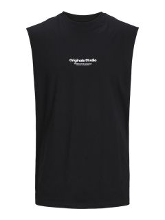 Jack & Jones - Vesterbro Ærmeløs T-Shirt - Sort (1)