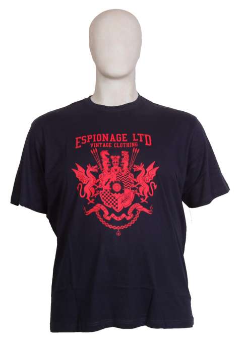 Espionage - Rød Signature Vintage T-Shirt billede 1