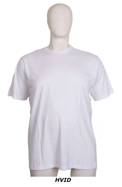 Espionage - Hvid Ensfarvet T-Shirt billede 1