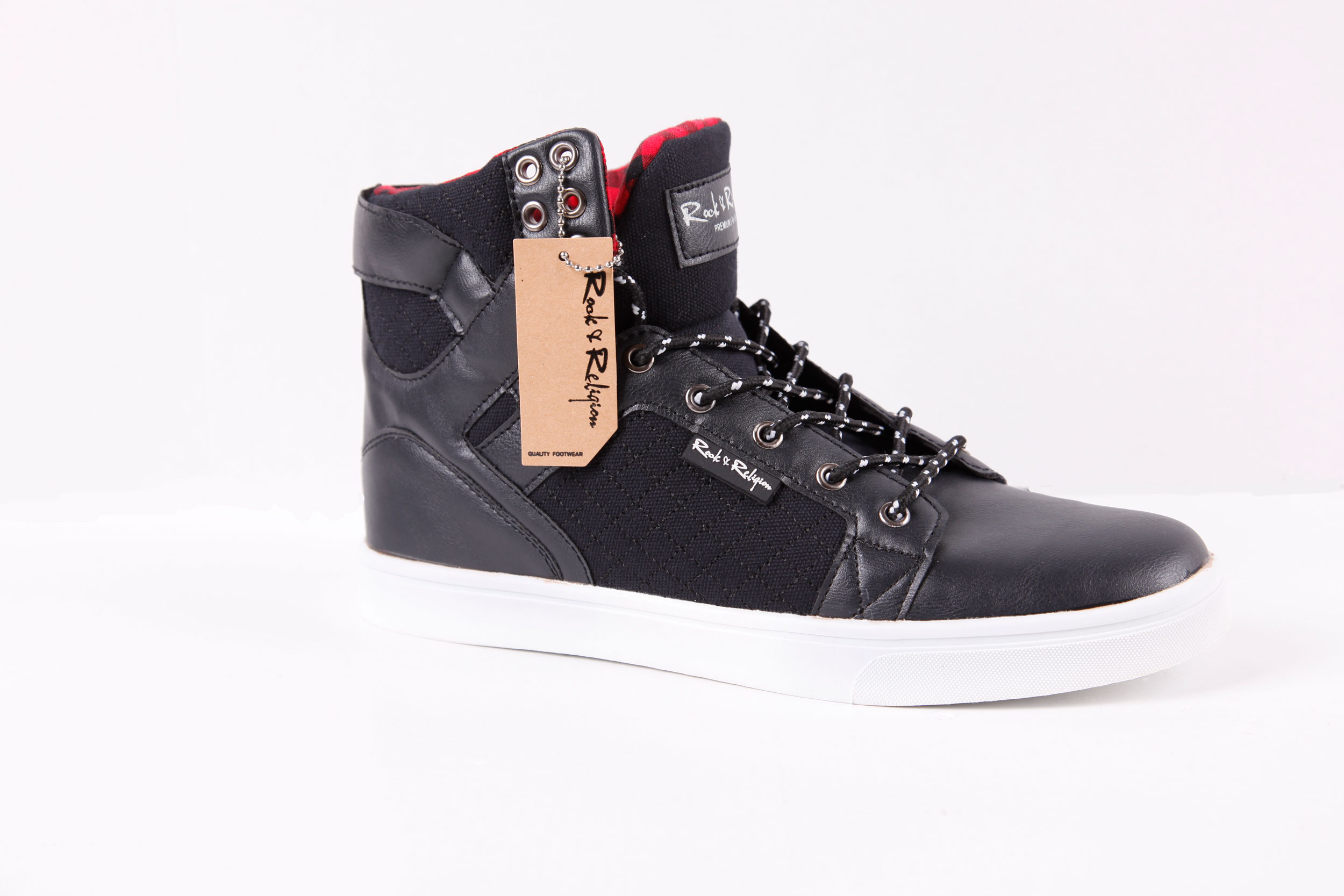 Rock & Tech hi-top Støvle