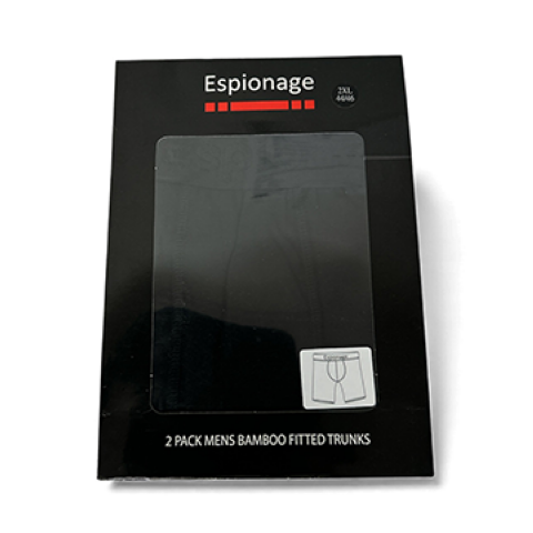 Espionage - 2 Pak Bambus boksershorts billede 1