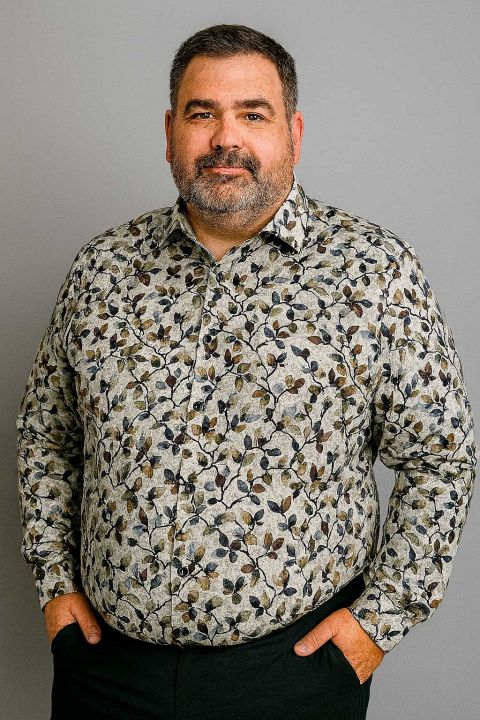Casa Moda - Mikael Print Skjorte L/S billede 2