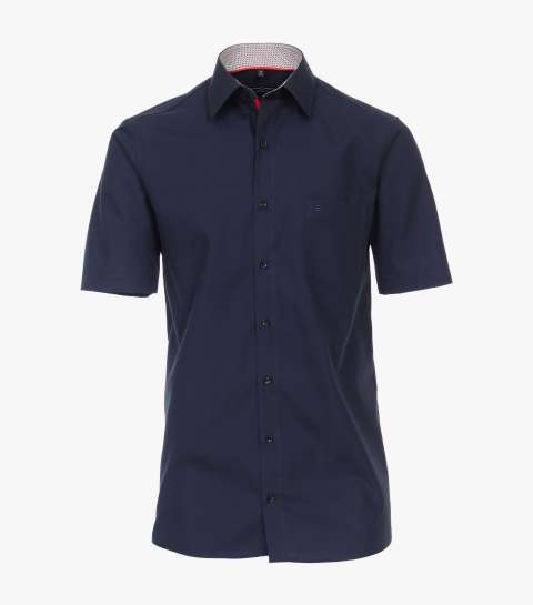 Casa Moda - Kent Comfort Fit Navy m. Korte Ærmer billede 1