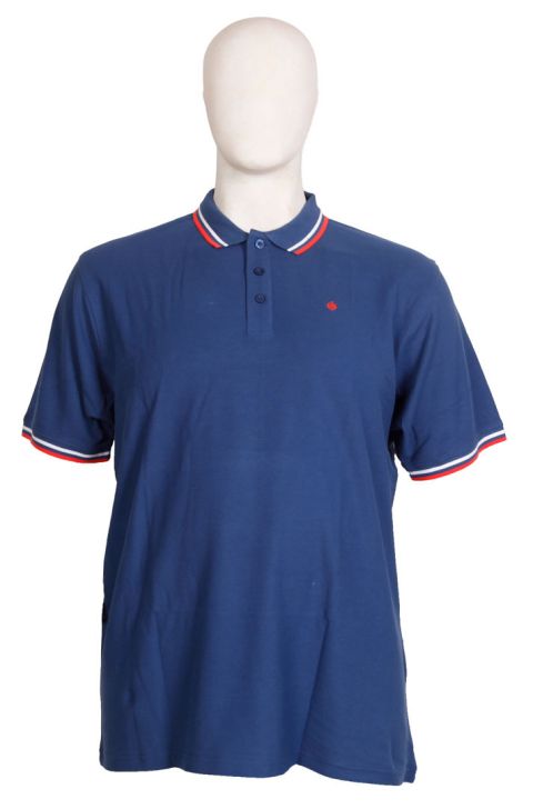 Espionage - Tipped Polo Denim billede 1