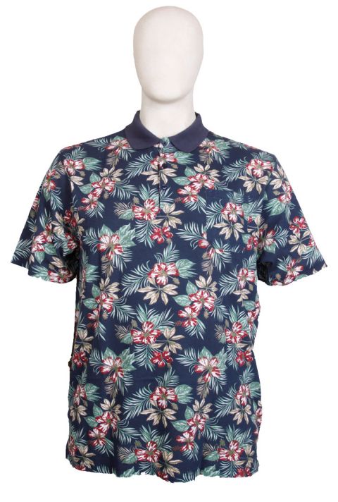 Espionage - Hibiscus Print Polo billede 1