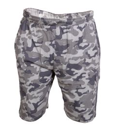 Espionage - Camouflage Jersey Cargo Shorts (1)