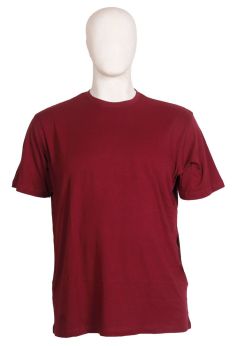 Espionage - Ensfarvet T-Shirt - Vinrød Efterår (1)