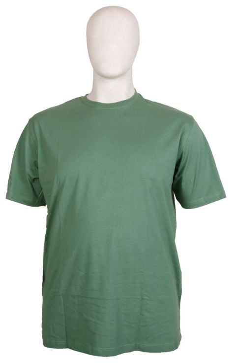 Espionage - Ensfarvet T-Shirt Light Green billede 1