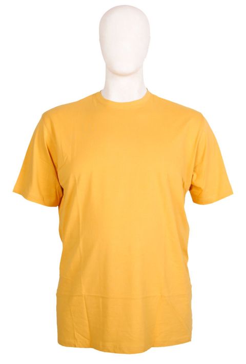 Espionage - Ensfarvet T-Shirt Mustard billede 1