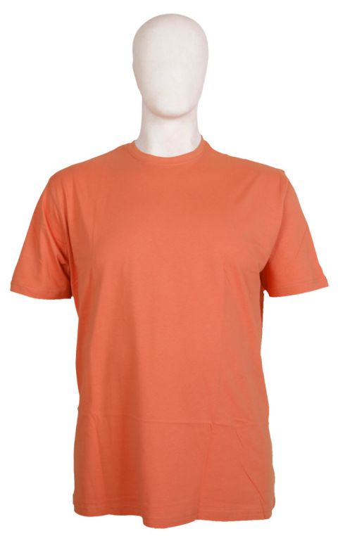 Espionage - Ensfarvet T-Shirt - Soft Orange billede 1