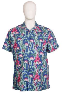 Espionage - Hibiscus Print Skjorte S/S (1)