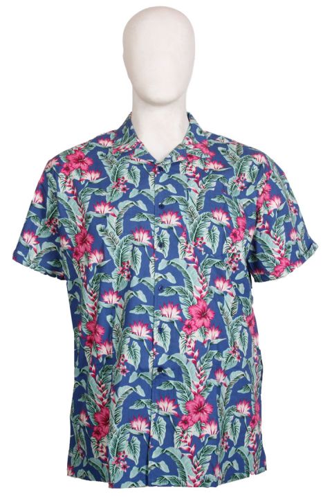 Espionage - Hibiscus Print Skjorte S/S billede 1