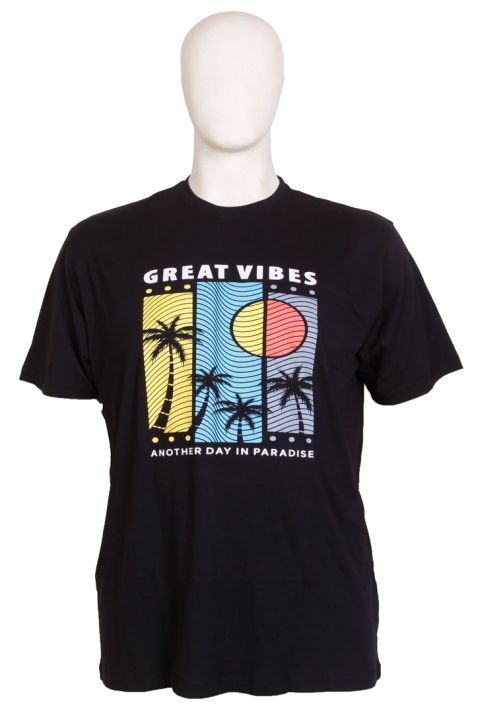 Espionage - Great Vibes Print T-Shirt billede 1