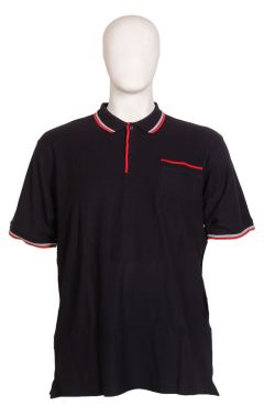 Espionage - Tipped Pique Polo - Sort (1)