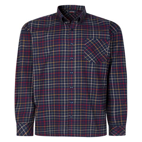 Espionage - Kim Langærmet Børstet Bomuldsskjorte billede 1