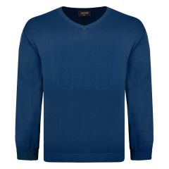 Espionage - Pullover med V-Halsudskæring - Twilight Blue (Blå) (1)