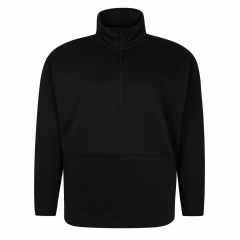 Espionage - Half Zip Sweatshirt - Sort (1)