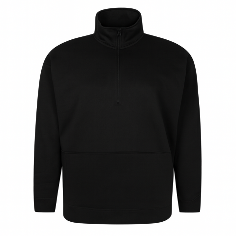 Espionage - Half Zip Sweatshirt - Sort billede 1