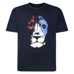 Espionage - Abstract Lion Print T-Shirt (1)