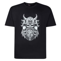 Espionage - Viking Skull Print T-Shirt (1)
