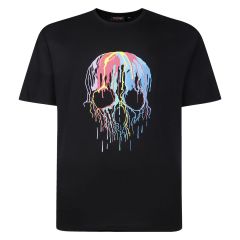 Espionage - Dripping Skull Print T-Shirt (1)