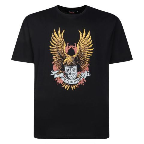 Espionage - Eagle Crest Print T-Shirt billede 1