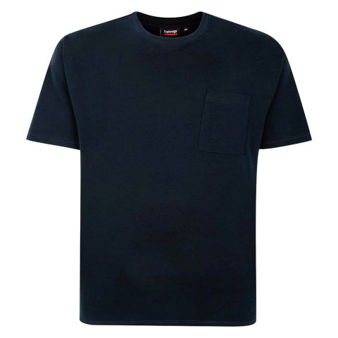 Espionage - French Terry T-Shirt Navy billede 1
