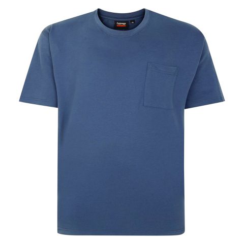 Espionage - French Terry T-Shirt Mørk Blå billede 1