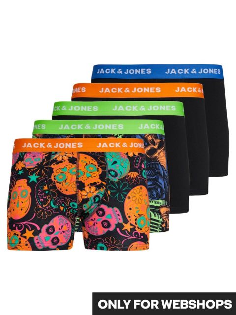 Jack & Jones - Pop Skull 5 Pak Boxershorts billede 1