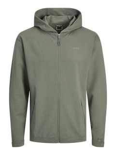 Jack & Jones - Cloud Hættetrøje m. Lynlås - Agave Green (1)