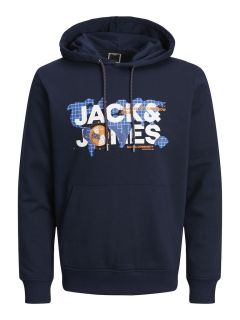 Jack & Jones - Dust Hættetrøje Navy Blazer (1)