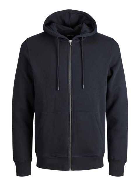 Jack & Jones - Bradley Hættetrøje m. Lynlås - Sort billede 1