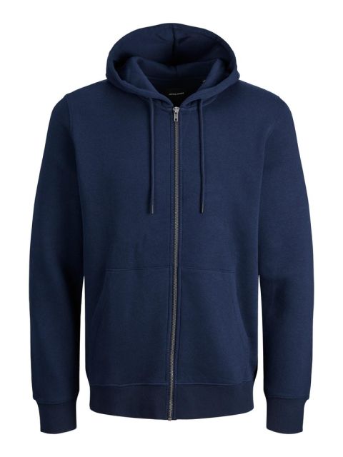 Jack & Jones - Bradley Hættetrøje m. Lynlås Navy billede 1