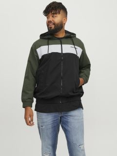 Jack & Jones - Rush Bomber Jakke m. Hætte - Forest Night (2)