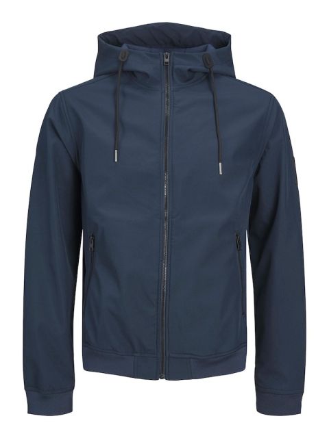 Jack & Jones - Basic Softshell Hood Navy Blazer billede 1