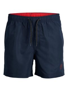 Jack & Jones - Fiji Ensfarvet Badeshorts Navy (1)