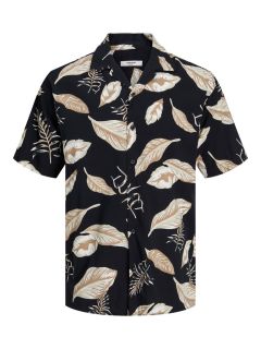 Jack & Jones  - Tropic Resort Skjorte Sort (1)