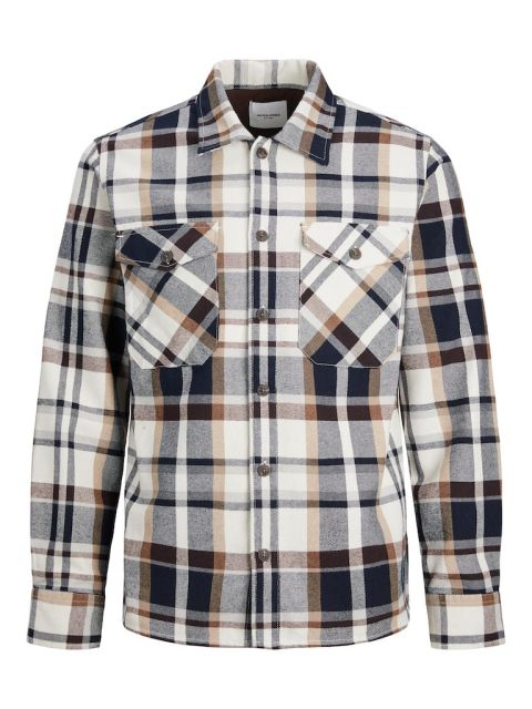 Jack & Jones - Eddie Overshirt Cloud Dancer billede 1