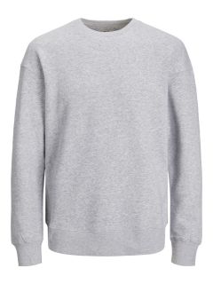 Jack & Jones - Bradley Crew Neck Sweatshirt Light - Grey Melange (1)