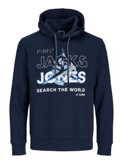 Jack & Jones - Hunt Hættetrøje Navy (1)