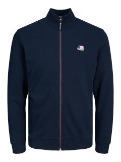 Jack & Jones - Logan Sweat Zip Navy (1)