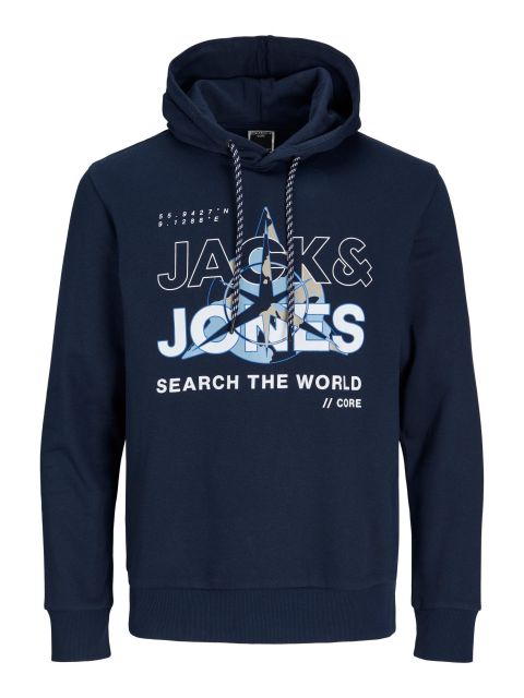 Jack & Jones - Hunt Hættetrøje Navy billede 1