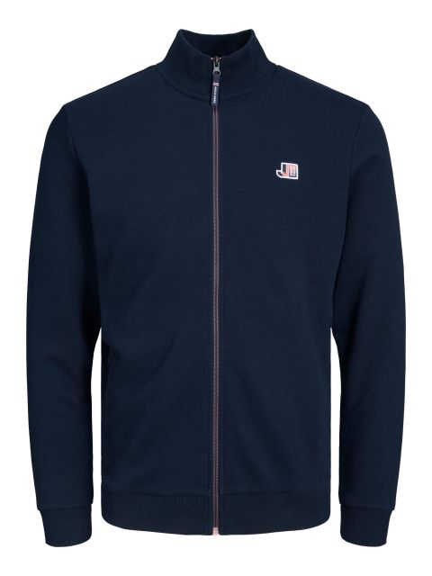 Jack & Jones - Logan Sweat Zip Navy billede 1